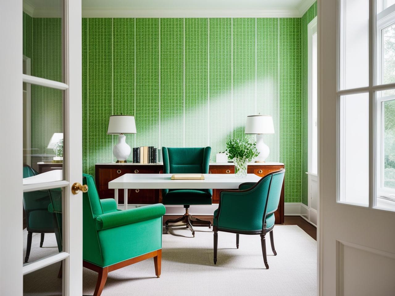 office in bold green